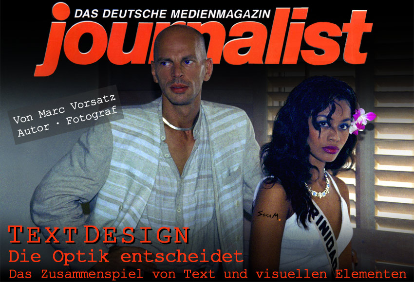 Marc Vorsatz · Soca M. (mit Fotomodell Margot Bourgeoise, 2nd Runner Miss Universe)