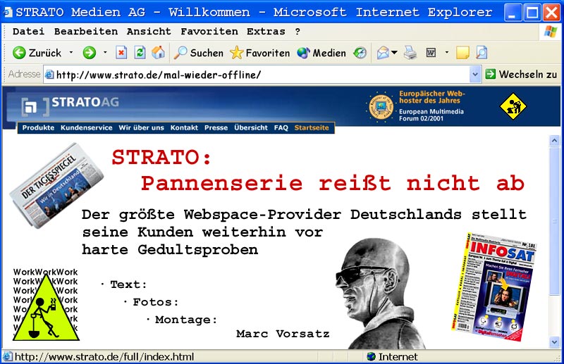 STRATO: Pannenserie reißt nicht ab · Von Marc Vorsatz